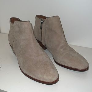 Sam Edelman Gray Suede Booties